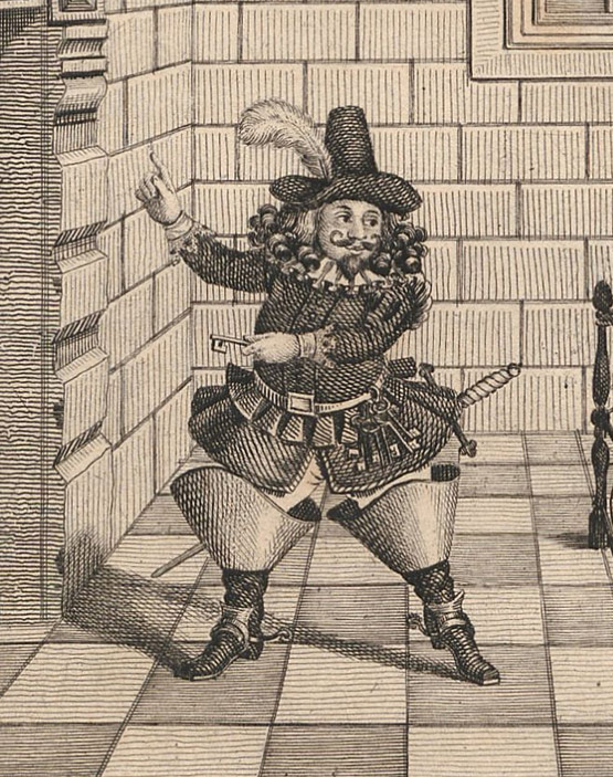 Louis Fischer (1823). Porträt des Schweriner Schlosskoboldes "Petermännchen"